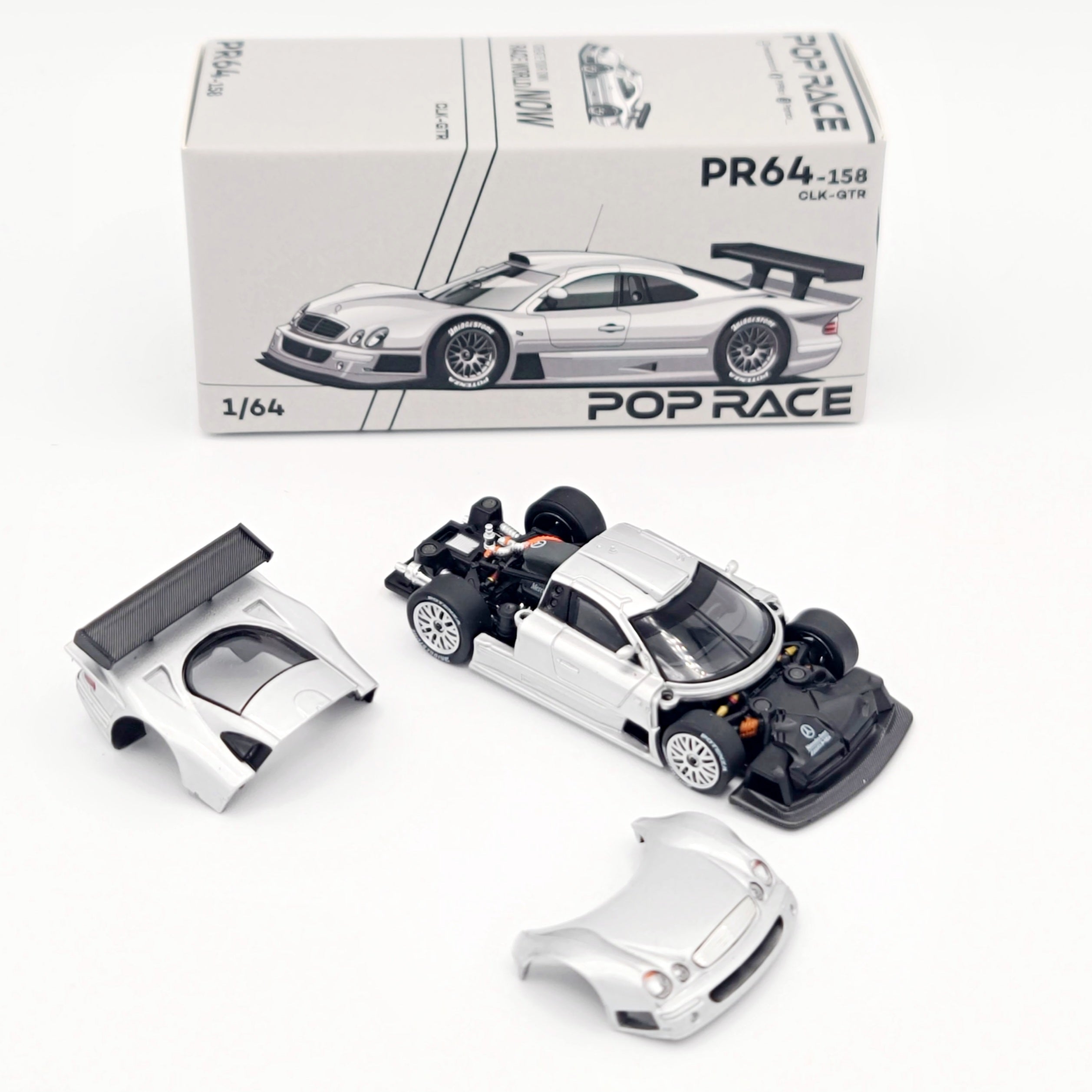 Pop Race Mercedes-Benz CLK-GTR - 1:64 (2025 Limited Edition)